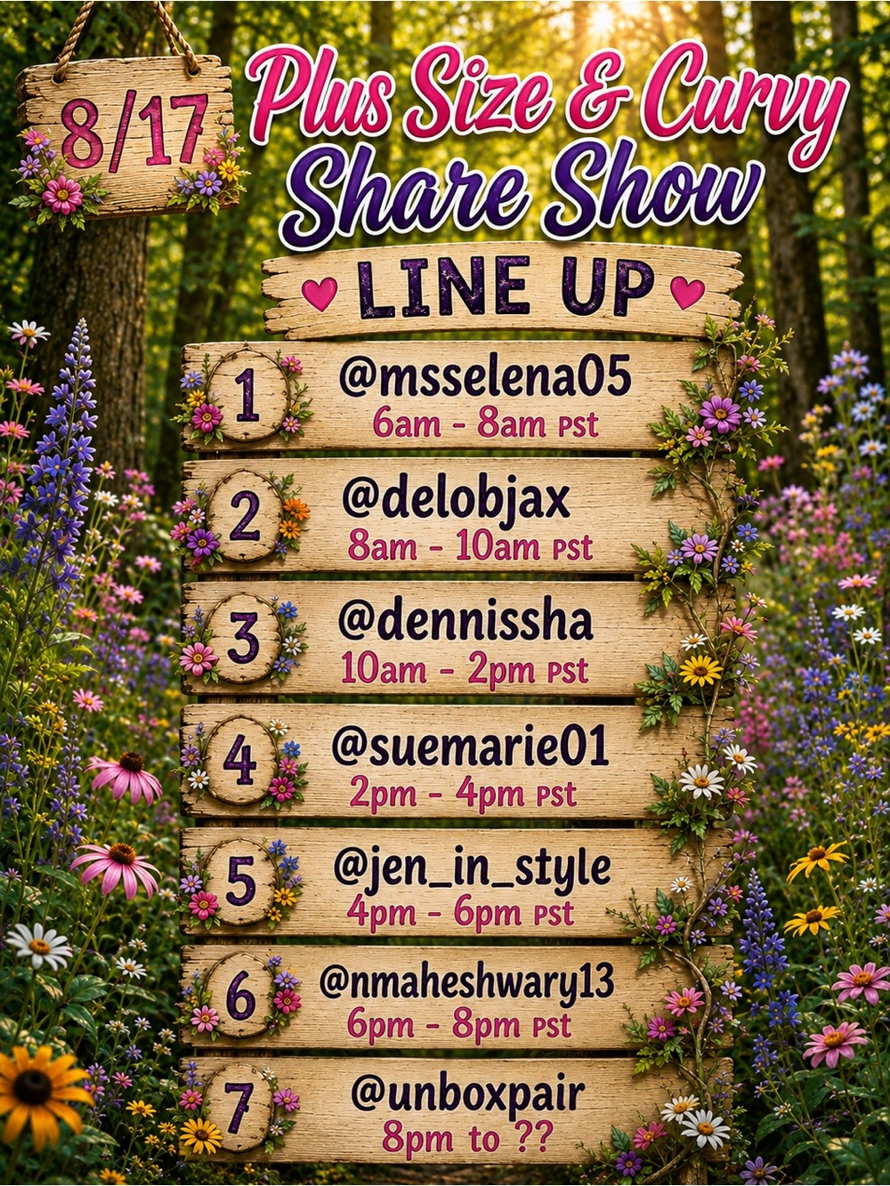 Plus Size & Curvy Share Show 🚂 Sign in Flyer 3 hours Slots Available ❤️ - Picture 4 of 14